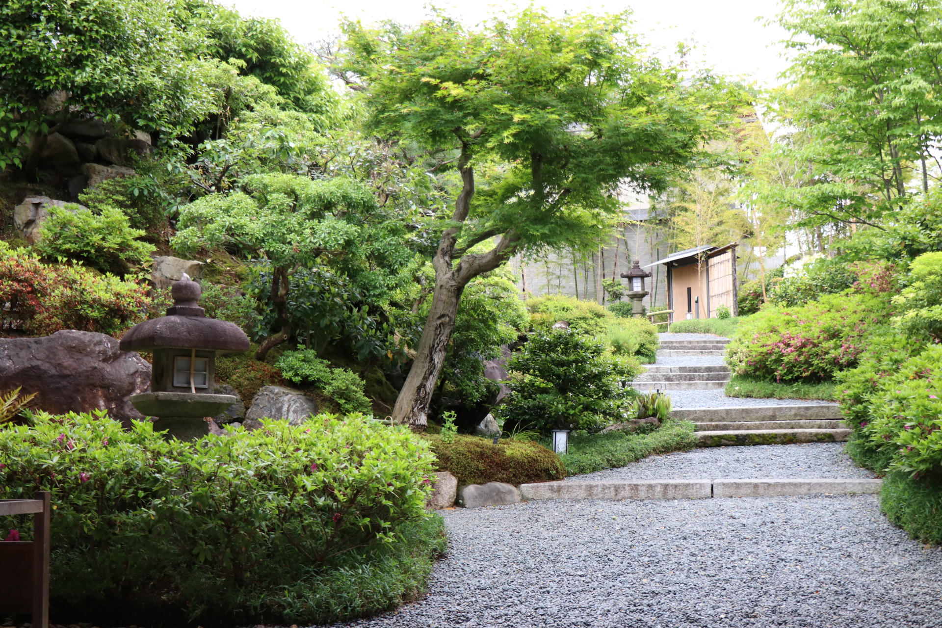 翠紅館跡の庭