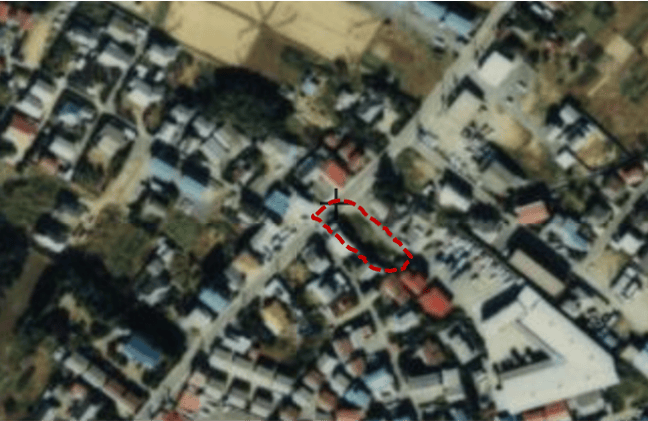 図１・1980年代の吉田境橋行刑場