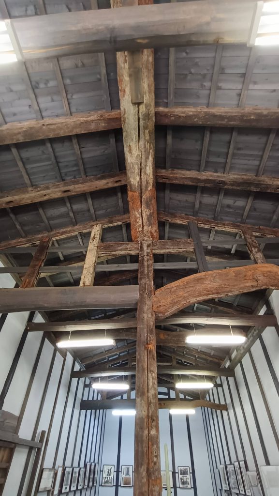 ニシン蔵の天井