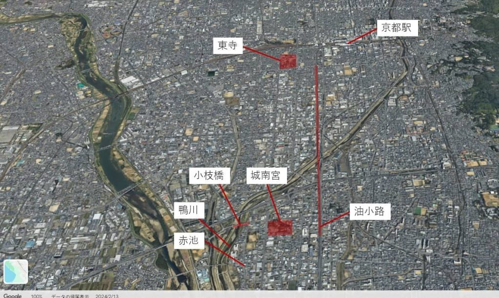 鳥羽周辺位置図